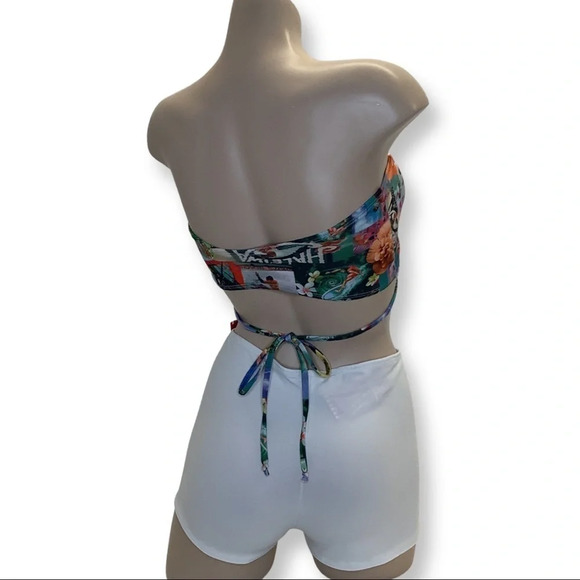 Indecent Proposal Made by Zuliana Shorts & Tube Top with Neck Tie - Picture 3 of 3